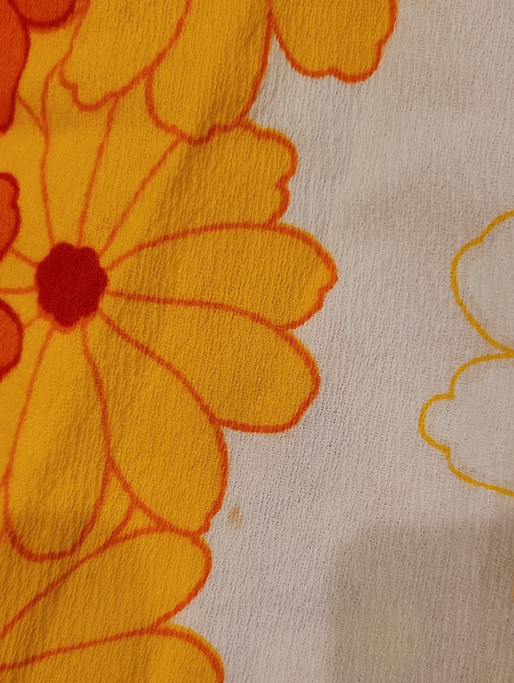 Vintage Ui-Maikai 1960 Mod Maxi Empire Hawaiian Dress Cotton Small - Picture 7 of 10